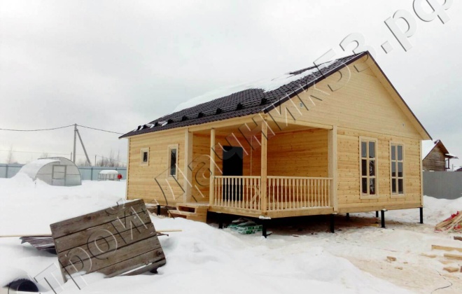 1 Брусовой дом ОД-11, 9×9, 81 м², Московская область, Раменский район, село Заворово (3)